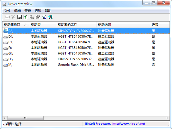 DriveLetterView(̷鿴) V1.41 ɫѰ