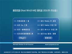 ѻ԰ Ghost Win10 64λ װ V2016.09(輤)
