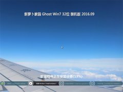新萝卜家园 GHOST WIN7 32位 大神装机版 2016年09月