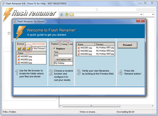 Flash Renamer(批量修改文件名软件) V6.8