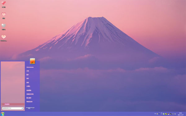 日本富士山W8主题
