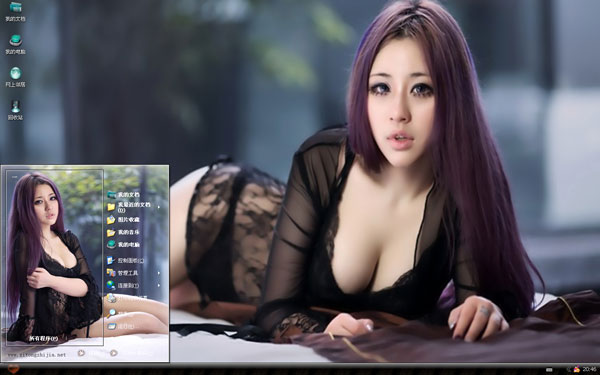 高清绝色性感美女W8主题