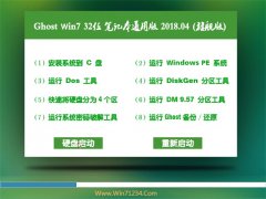 СϵͳGHOST WIN7 x32λ ʼǱͨð201804(⼤)